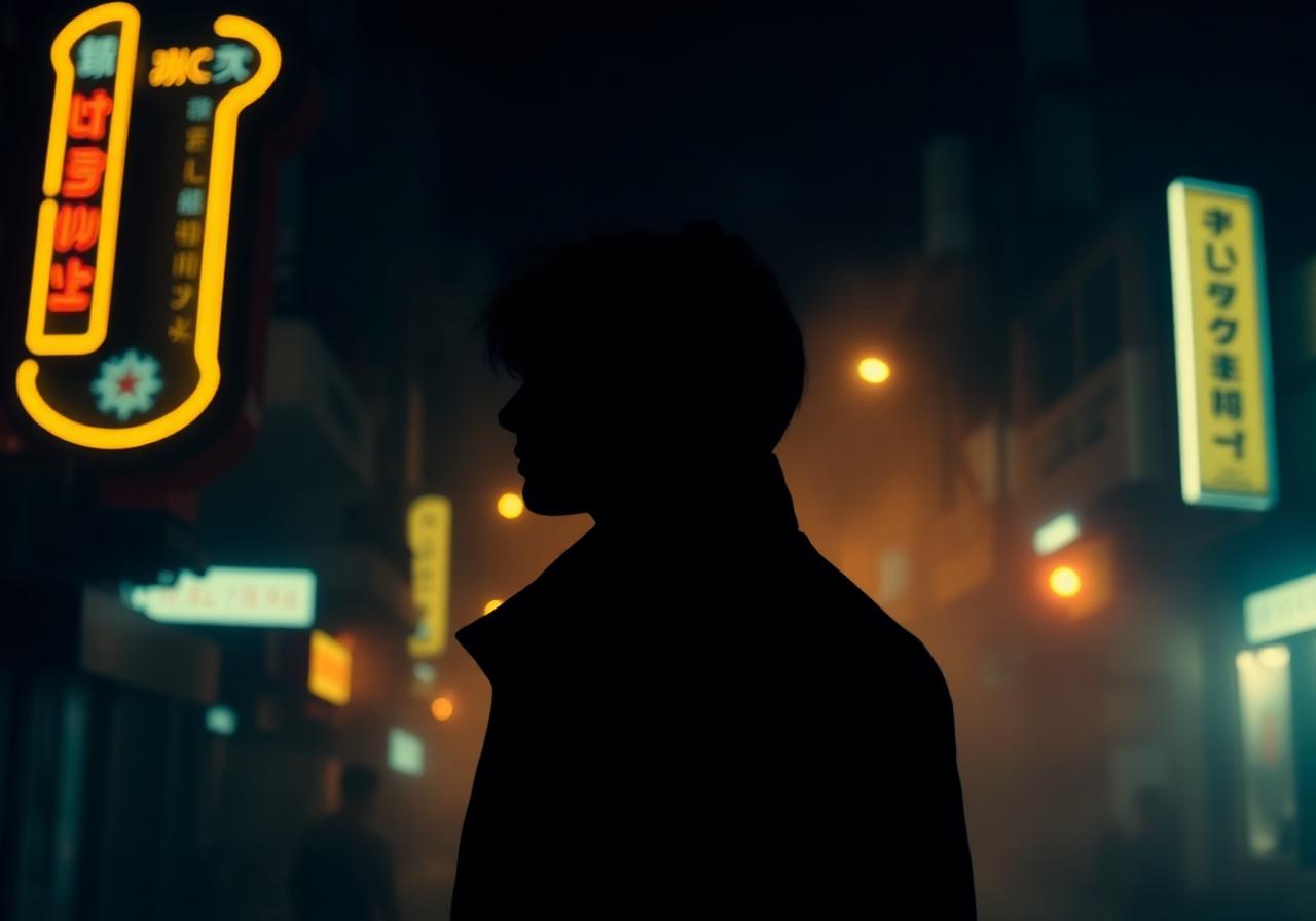 Atmospheric night scene